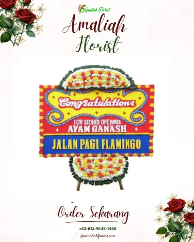 Bunga Papan Congratulation di Kubangkampil